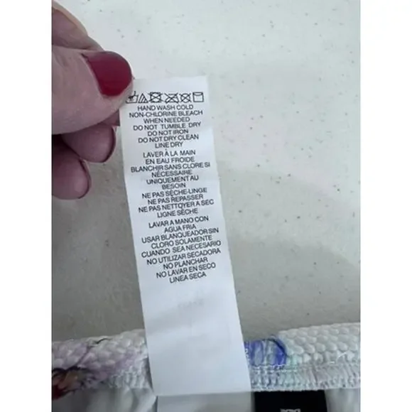 NWT!! "LA BLANCA" Mystic Palms,Shirred Band ,Hipster Bottoms SZ 6,Tropical,Ocean - Picture 4 of 8